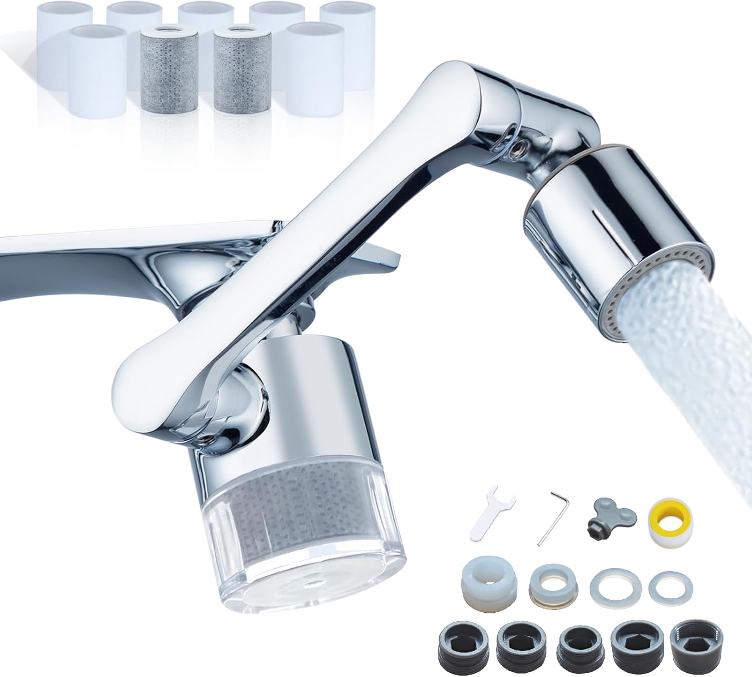 1080° Rotating Faucet Filter Aerator
